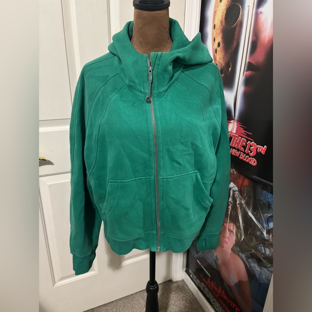 lululemon athletica Green Women's oversized cropped zip hoodie